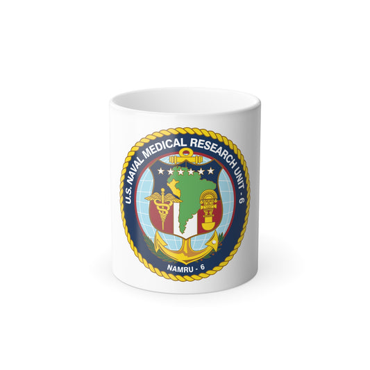 US NAMRU 6 (U.S. Navy) Color Changing Mug 11oz