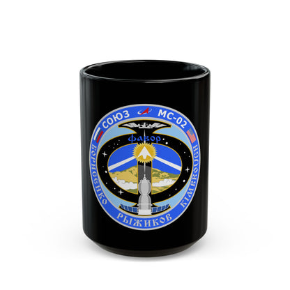 Soyuz MS-02 (Soyuz Programme) Black Coffee Mug