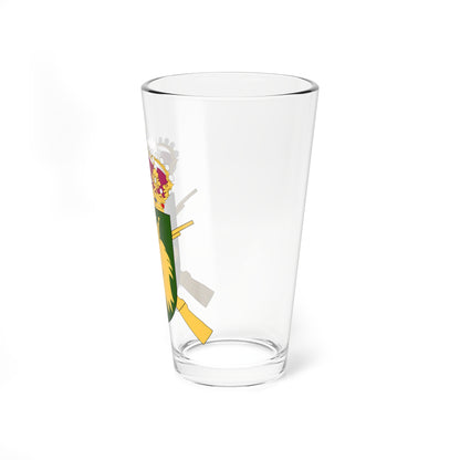 Lapplandsjägargruppen vapen 2016 (Sweden) (Coat of Arms) Pint Glass 16oz
