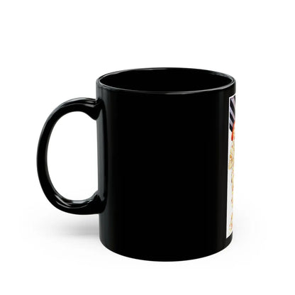 Fashion Illustration (1) - Black Coffee Mug-Go Mug Yourself