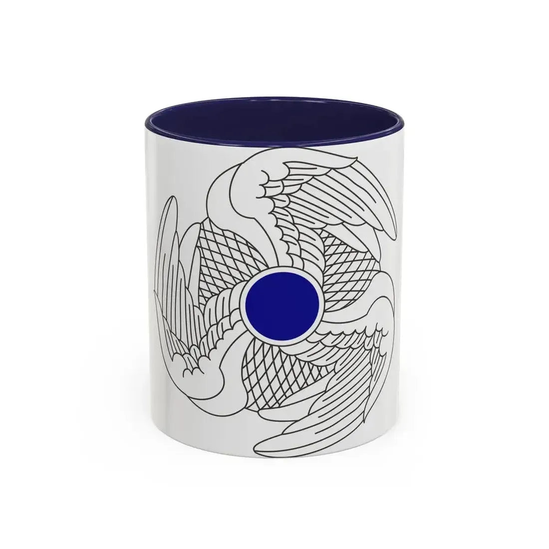 222 Aviation Regiment (U.S. Army) Accent Coffee Mug 11oz Navy - Go Mug Yourself