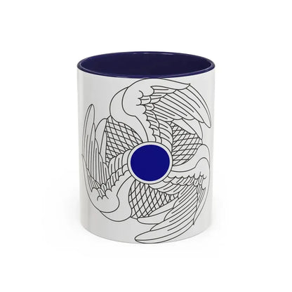 222 Aviation Regiment (U.S. Army) Accent Coffee Mug 11oz Navy - Go Mug Yourself