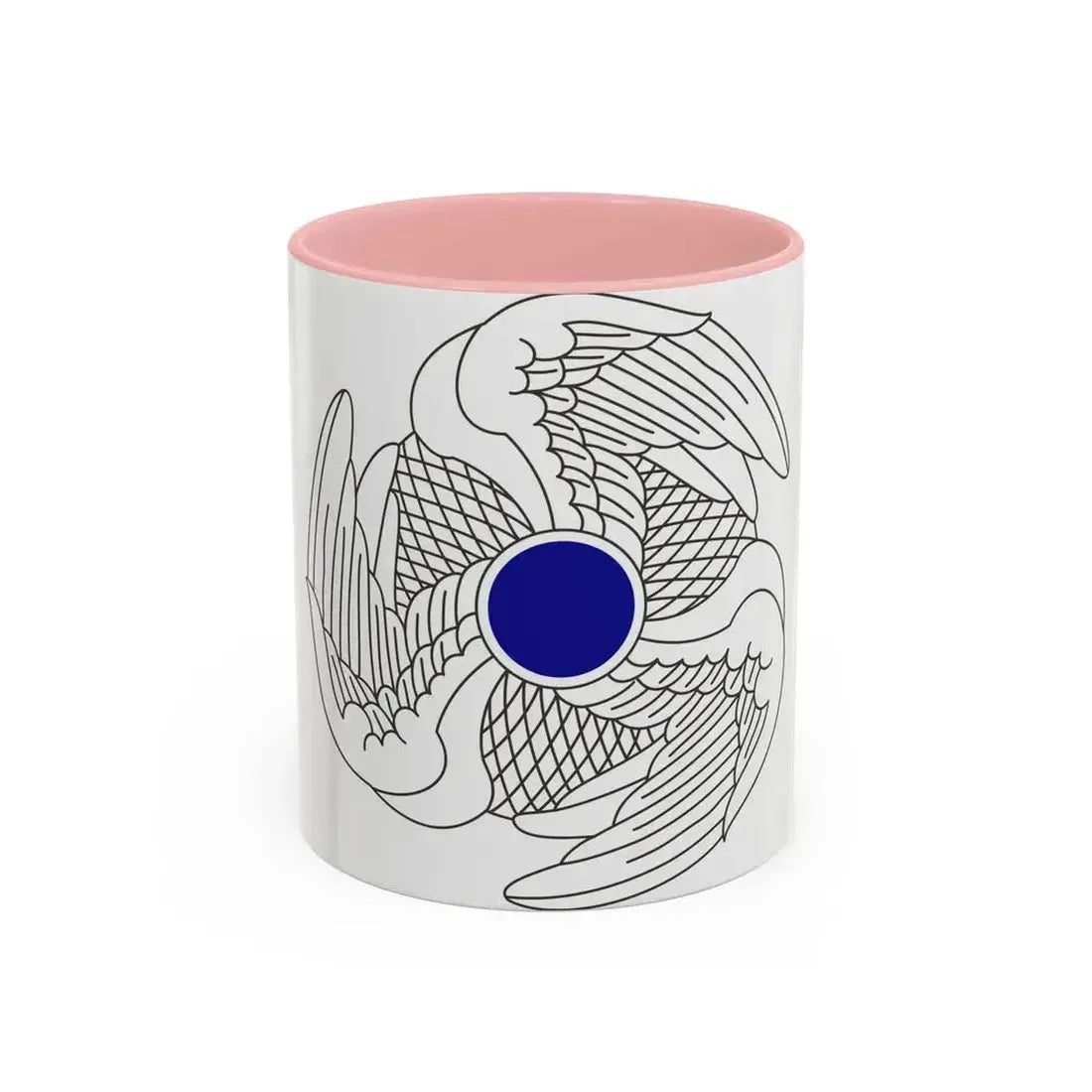 222 Aviation Regiment (U.S. Army) Accent Coffee Mug 11oz Pink - Go Mug Yourself