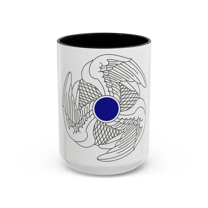 222 Aviation Regiment (U.S. Army) Accent Coffee Mug 15oz Black - Go Mug Yourself