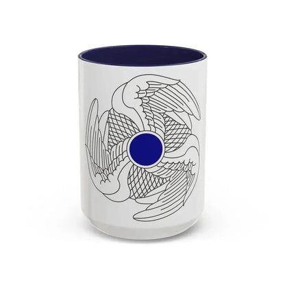 222 Aviation Regiment (U.S. Army) Accent Coffee Mug 15oz Navy - Go Mug Yourself