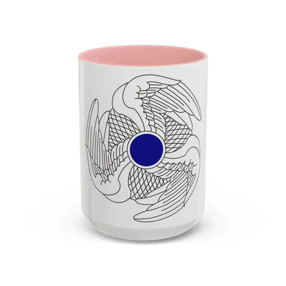 222 Aviation Regiment (U.S. Army) Accent Coffee Mug 15oz Pink - Go Mug Yourself