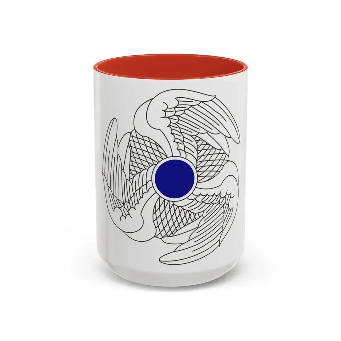 222 Aviation Regiment (U.S. Army) Accent Coffee Mug 15oz Red - Go Mug Yourself