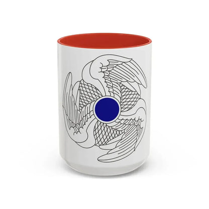 222 Aviation Regiment (U.S. Army) Accent Coffee Mug 15oz Red - Go Mug Yourself