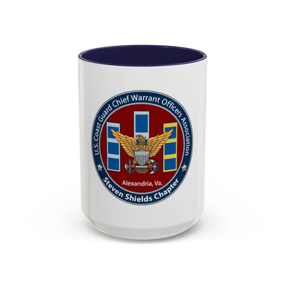 USCG CWO Assoc Steven Shields Chapter (U.S. Coast Guard) Accent Coffee Mug