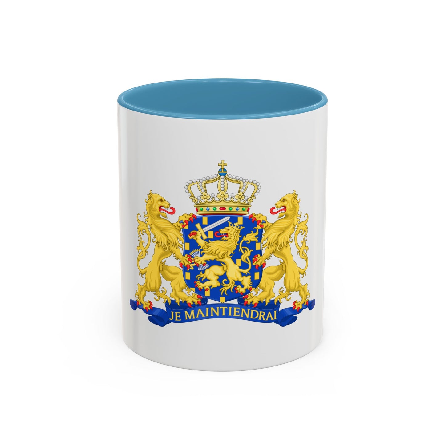 State coat of arms of the Netherlands - Accent Coffee Mug