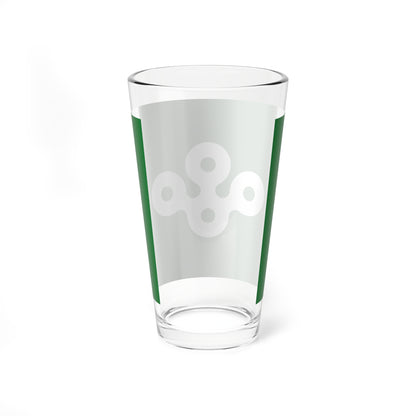 Flag of Osaka Prefecture 1968-1984 (Japan) Pint Glass 16oz