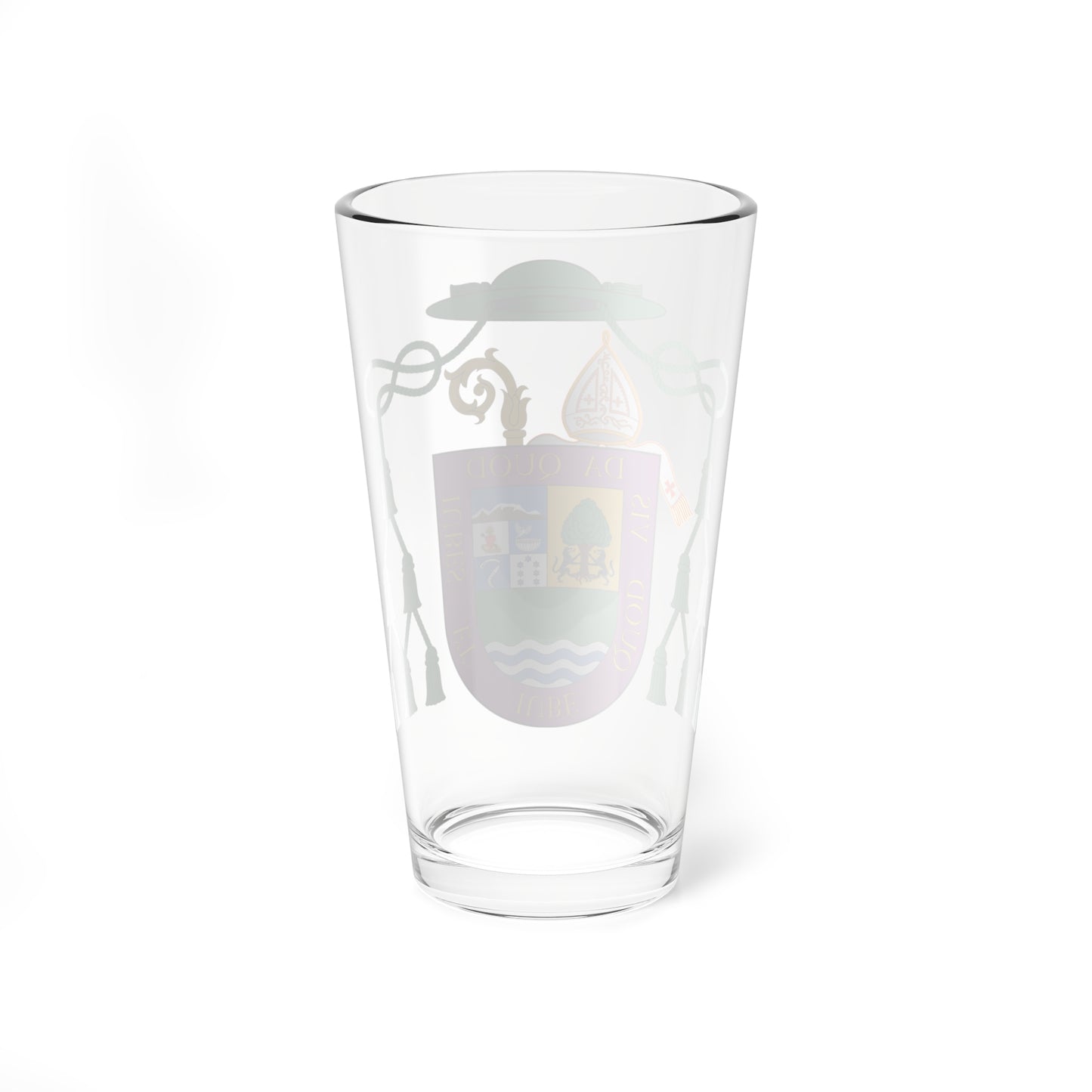 Escudo de Jesús Moraza Ruiz de Azúa (Spain) (Coat of Arms) Pint Glass 16oz