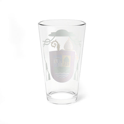 Escudo de Jesús Moraza Ruiz de Azúa (Spain) (Coat of Arms) Pint Glass 16oz