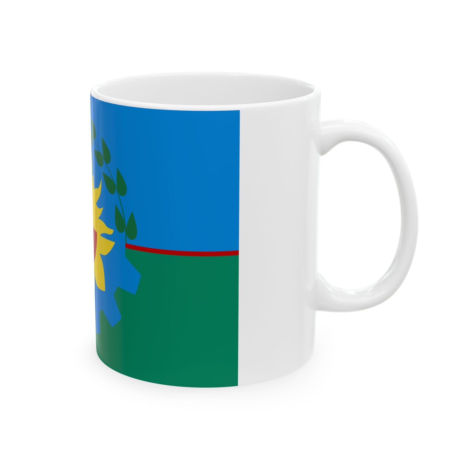 Flag of Buenos Aires Province Argentina - White Coffee Mug-Go Mug Yourself