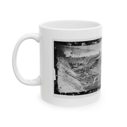 Antietam, Md. Confederate Dead In A Ditch On The Right Wing (U.S. Civil War) White Coffee Mug