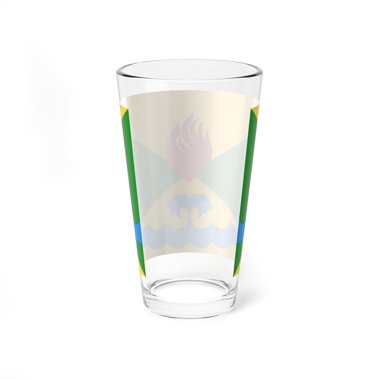 Flag of Gorkovsky rayon (Russia) Pint Glass 16oz
