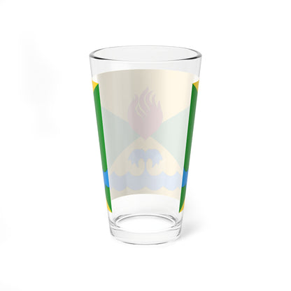 Flag of Gorkovsky rayon (Russia) Pint Glass 16oz
