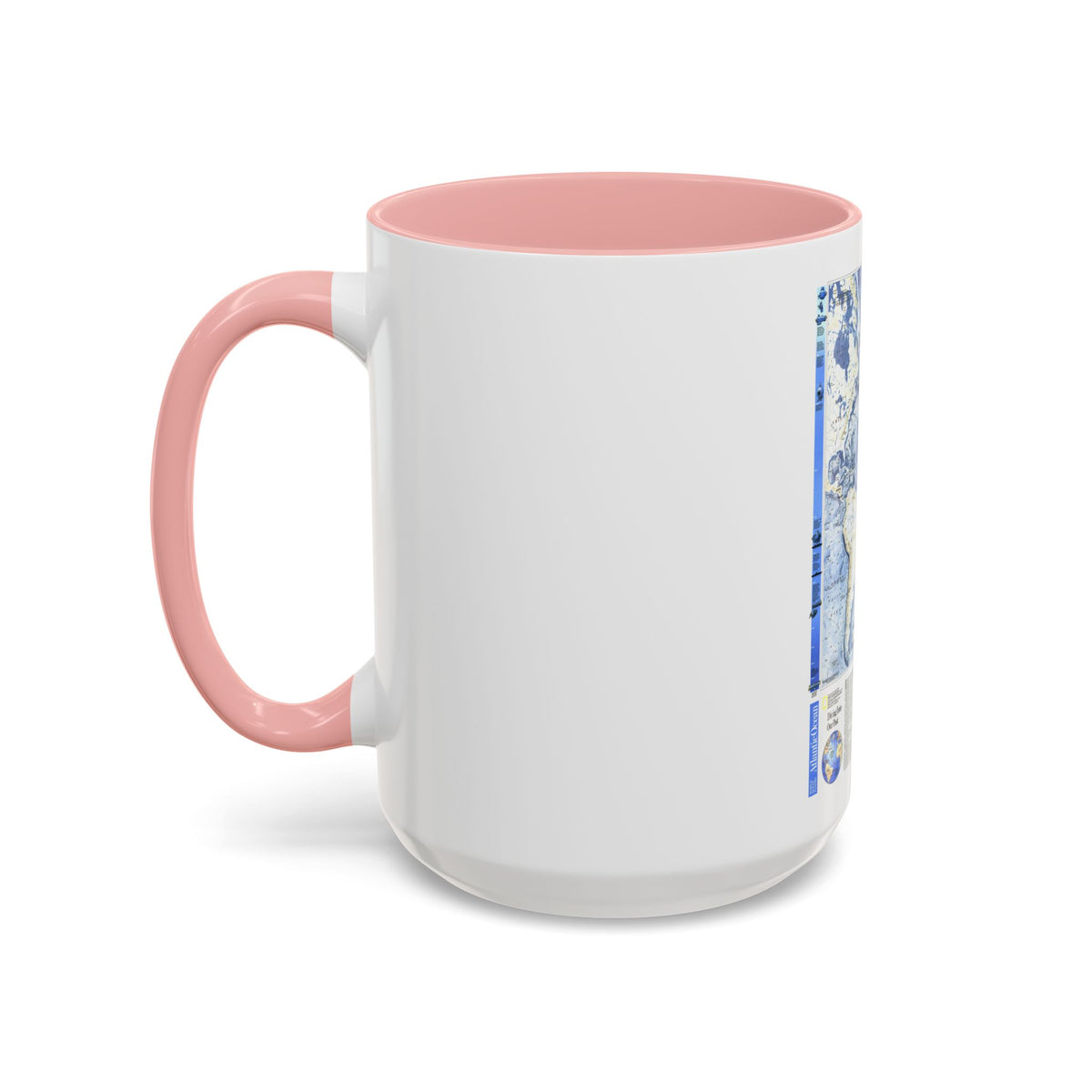 Atlantic Ocean (1990) (Map) Accent Coffee Mug