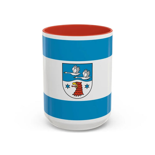 Flag of Havelland Germany - Accent Coffee Mug-15oz-Red-Go Mug Yourself