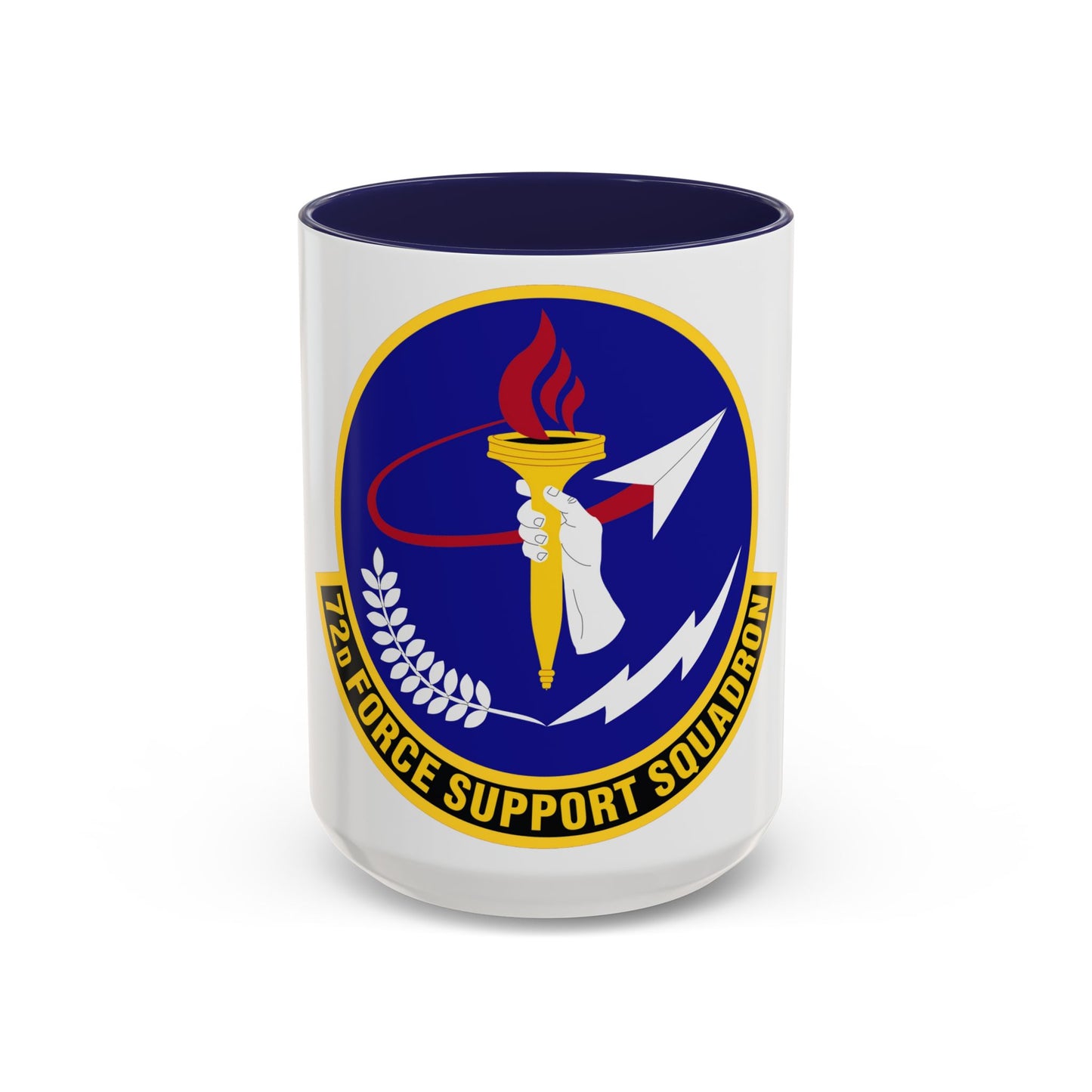 72d Force Support Squadron (U.S. Air Force) Accent Coffee Mug