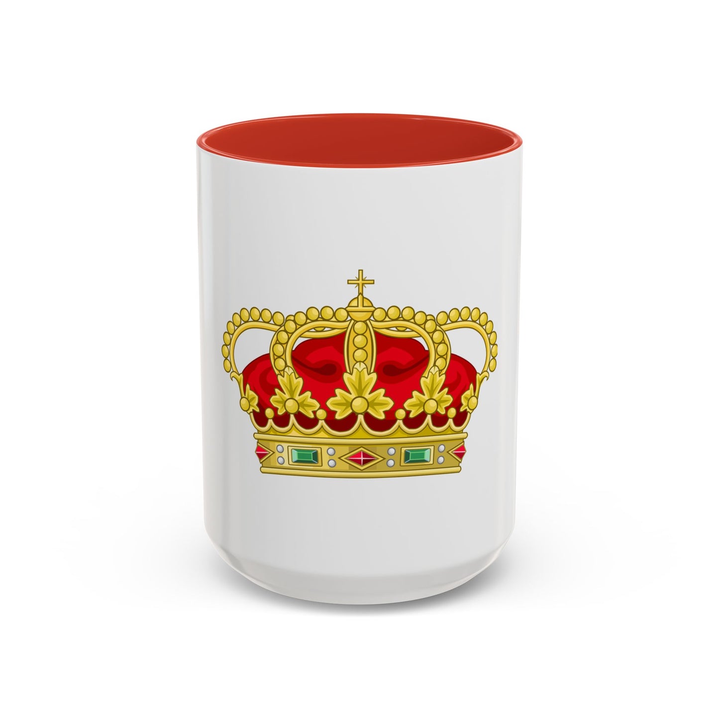 Heraldic Royal Crown of Portugal - Eight Arches - Accent Coffee Mug