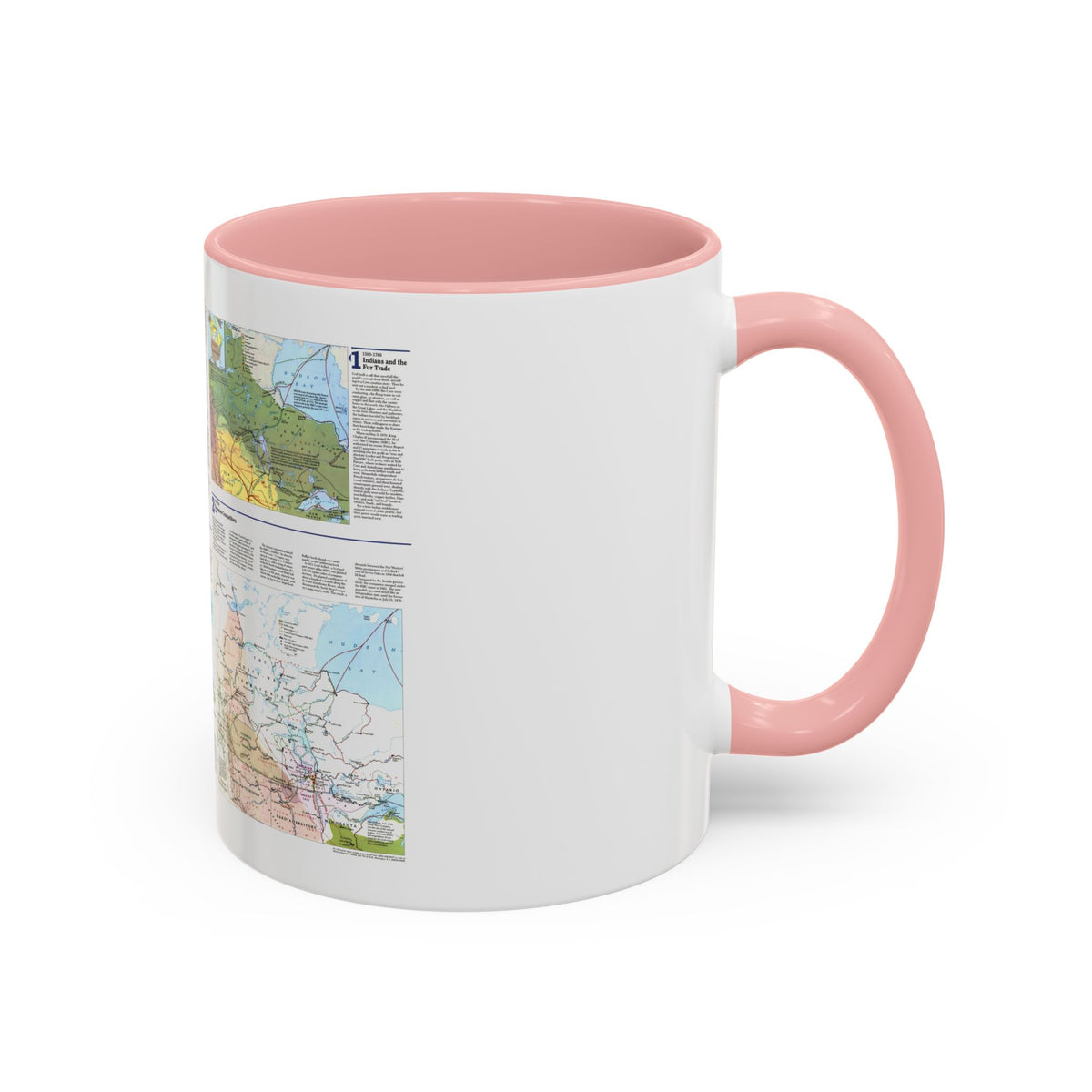 Canada - Prairie Provinces 2 (1995) (Map) Accent Coffee Mug