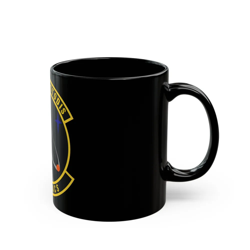 222d Command & Control Squadron (U.S. Air Force) Black Coffee Mug-Go Mug Yourself