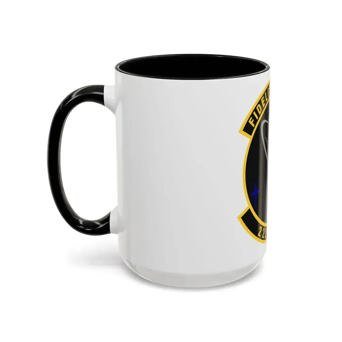 222d Command & Control Squadron (U.S. Air Force) Accent Coffee Mug - Go Mug Yourself