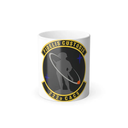 222d Command & Control Squadron (U.S. Air Force) Color Changing Mug 11oz - Go Mug Yourself