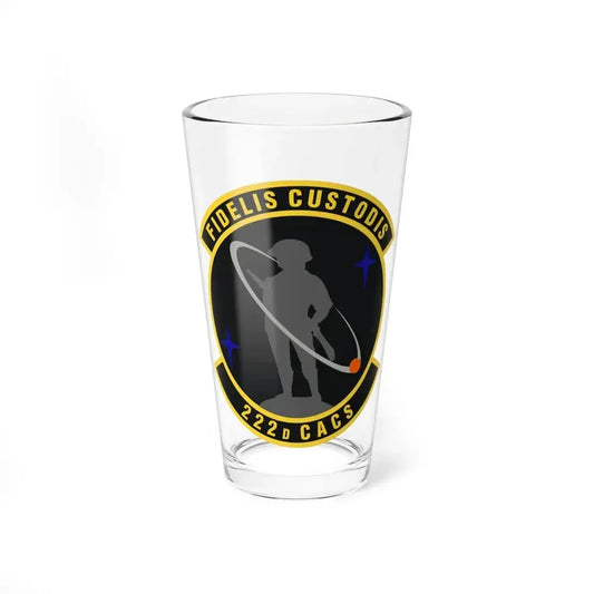 222d Command & Control Squadron (U.S. Air Force) Pint Glass 16oz 16oz - Go Mug Yourself