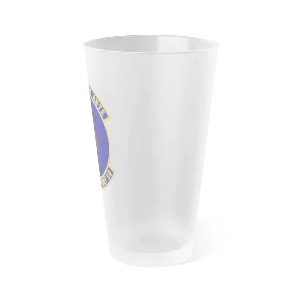 222d Operations Support Squadron (U.S. Air Force) Frosted Pint Glass 16oz-Go Mug Yourself