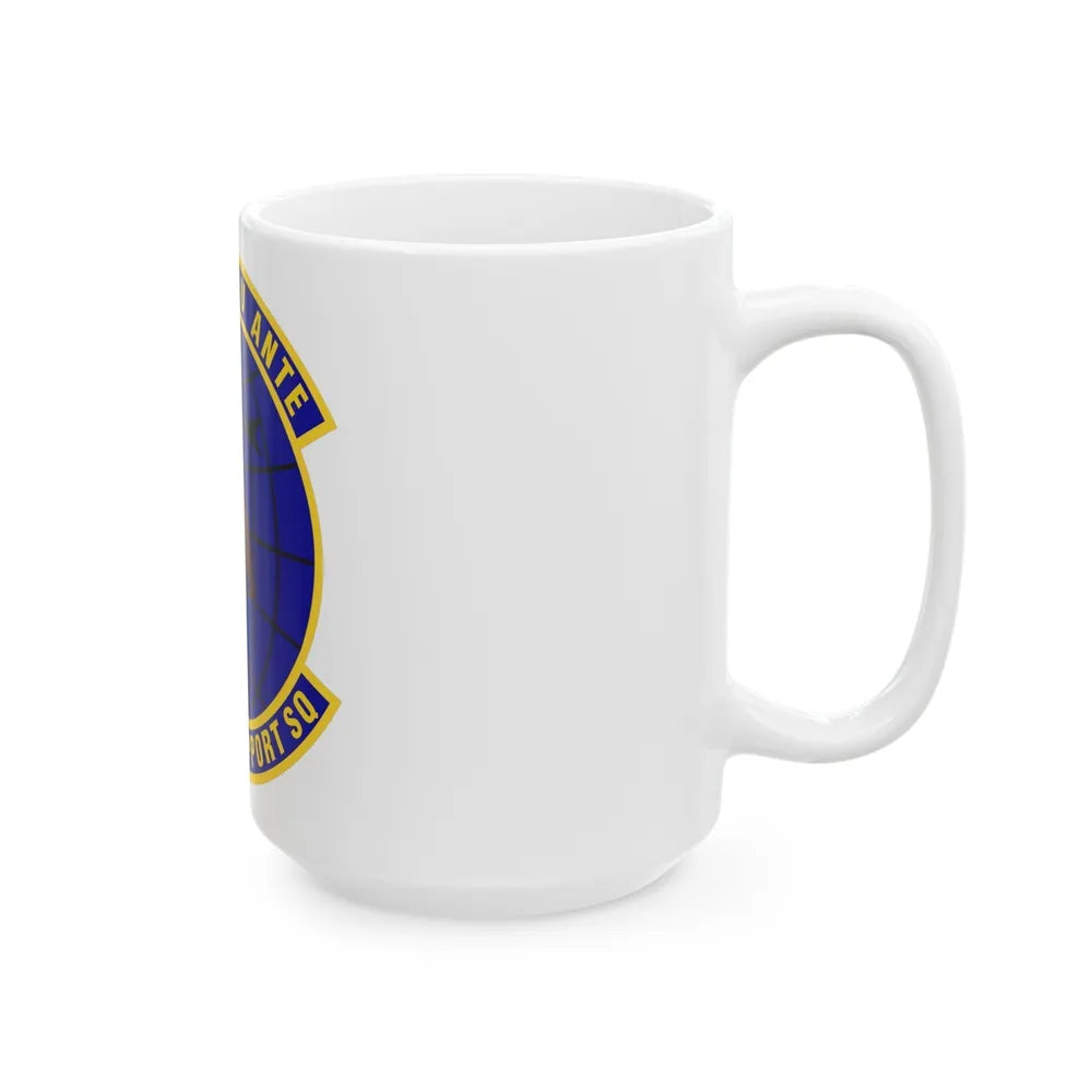 222d Operations Support Squadron (U.S. Air Force) White Coffee Mug-Go Mug Yourself