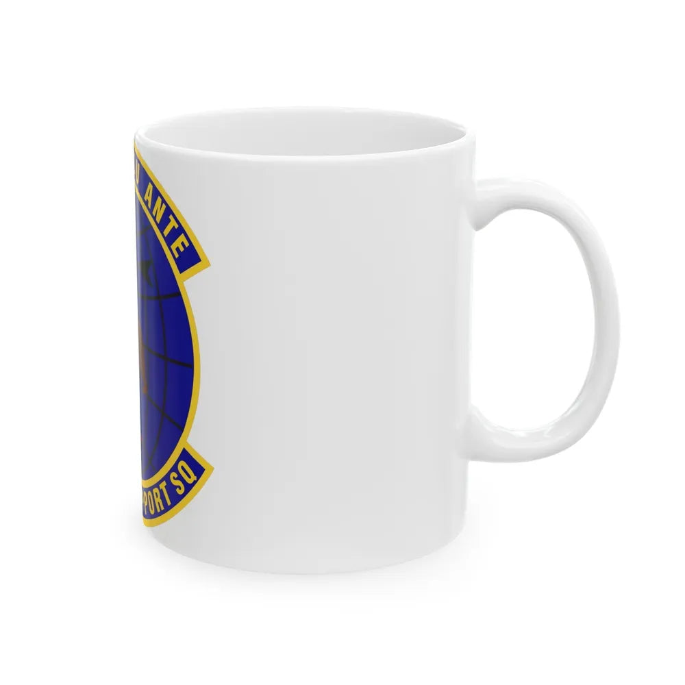 222d Operations Support Squadron (U.S. Air Force) White Coffee Mug-Go Mug Yourself