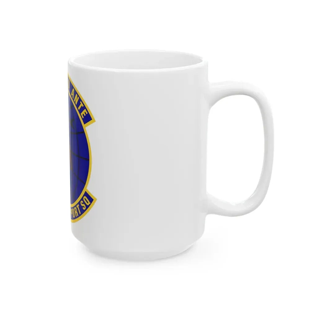 222d Operations Support Squadron (U.S. Air Force) White Coffee Mug - Go Mug Yourself