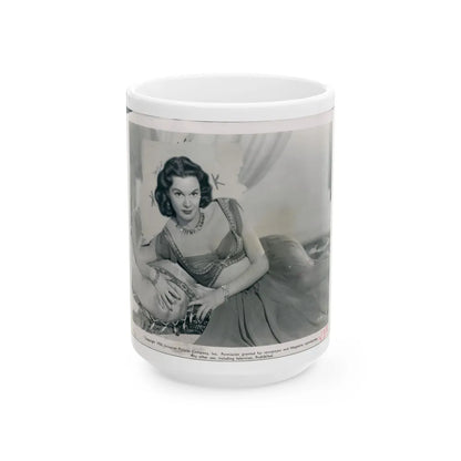 Patricia Medina #76 (Vintage Female Icon) White Coffee Mug-15oz-Go Mug Yourself