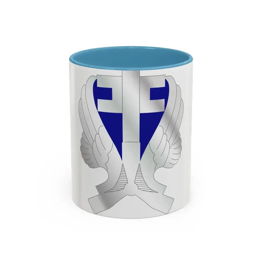 223 Aviation Regiment (U.S. Army) Accent Coffee Mug 11oz Light Blue - Go Mug Yourself