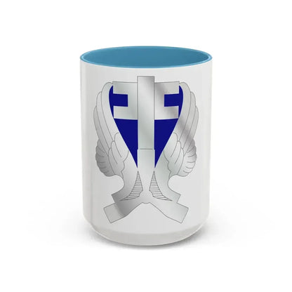 223 Aviation Regiment (U.S. Army) Accent Coffee Mug 15oz Light Blue - Go Mug Yourself
