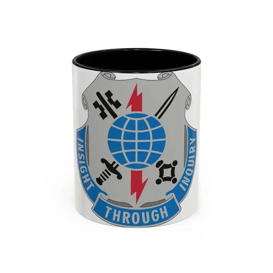 223 Military Intelligence Battalion (U.S. Army) Accent Coffee Mug 11oz Black - Go Mug Yourself