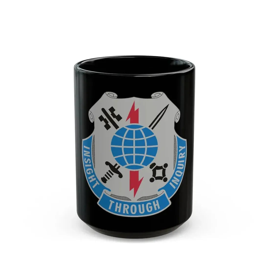 223 Military Intelligence Battalion (U.S. Army) Black Coffee Mug 15oz - Go Mug Yourself