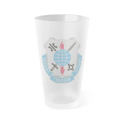 223 Military Intelligence Battalion (U.S. Army) Frosted Pint Glass 16oz Default Title - Go Mug Yourself