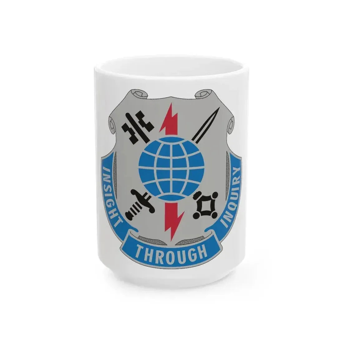 223 Military Intelligence Battalion (U.S. Army) White Coffee Mug 15oz - Go Mug Yourself
