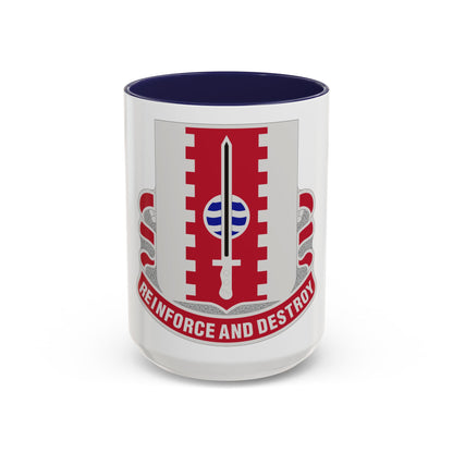 386 Engineer Battalion (U.S. Army) Accent Coffee Mug