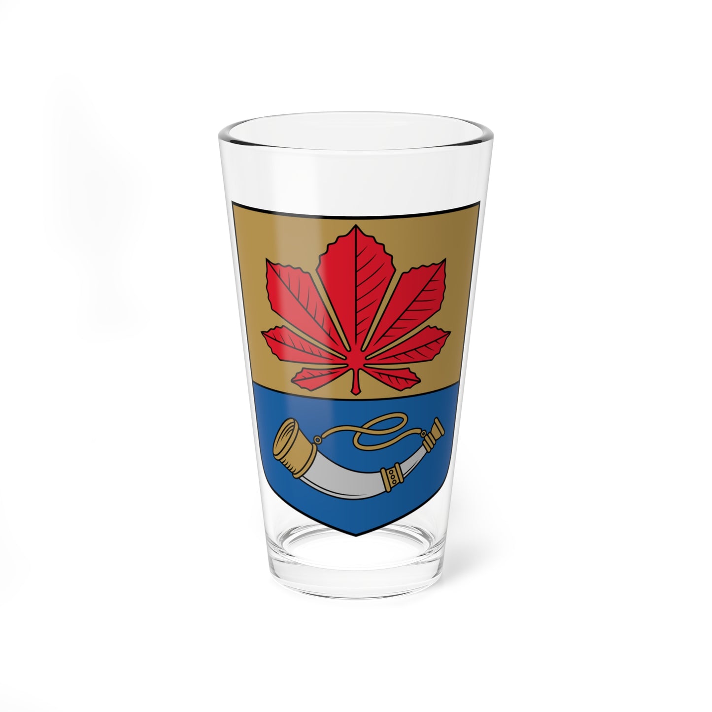 Elejas pagasta ģerbonis (Latvia) (Coat of Arms) Pint Glass 16oz