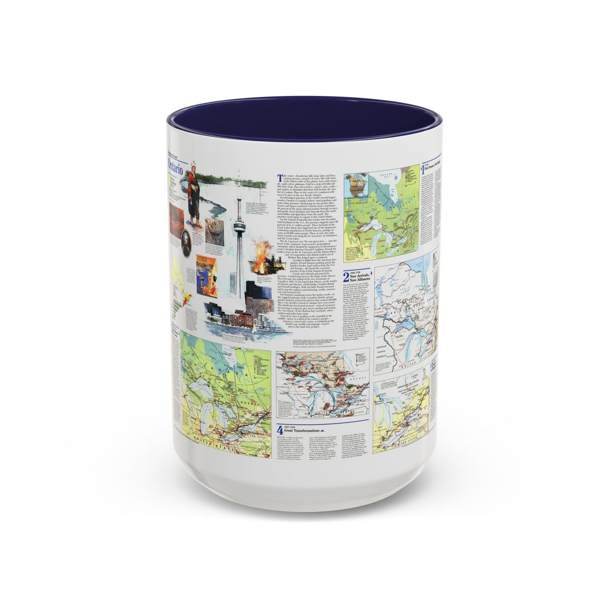 Canada - Ontario 2 (1996) (Map) Accent Coffee Mug