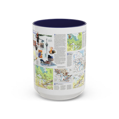 Canada - Ontario 2 (1996) (Map) Accent Coffee Mug