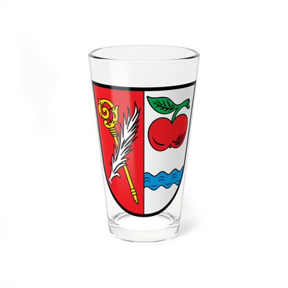 DEU Apfeltrach COA (Germany) (Coat of Arms) Pint Glass 16oz