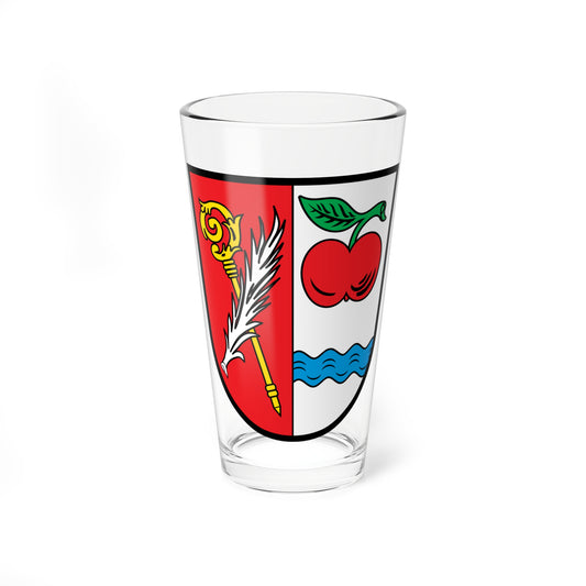 DEU Apfeltrach COA (Germany) (Coat of Arms) Pint Glass 16oz