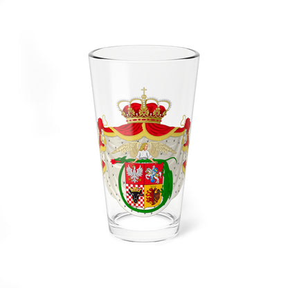 Coat of Arms of Vladislav Jagaila as king of Poland (Lithuania) (Coat of Arms) Pint Glass 16oz
