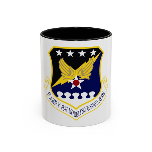 Air Force Agency for Modeling and Simulation (U.S. Air Force) Accent Coffee Mug