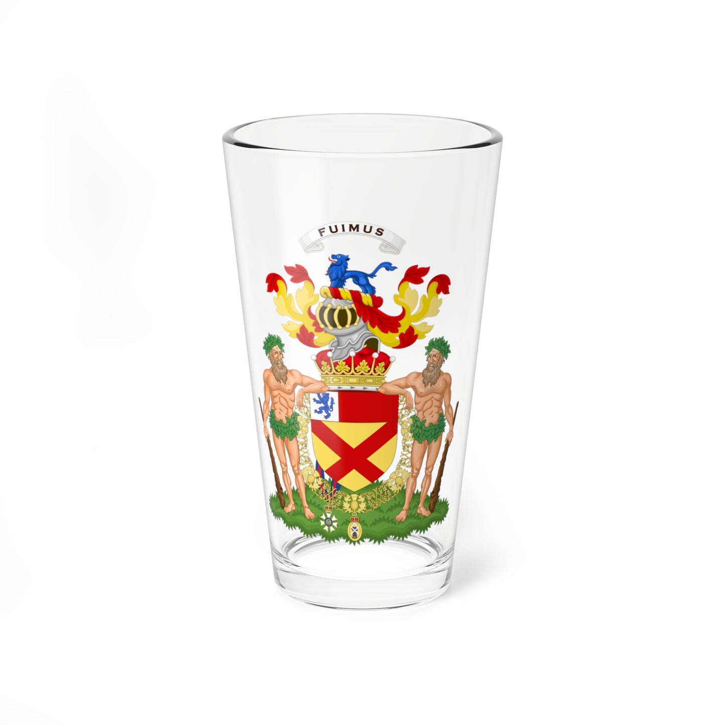 Coats of Arms of Edward Bruce 10th Earl of Elgin and 14th Earl of Kincardine (Scotland) (Coat of Arms) Pint Glass 16oz